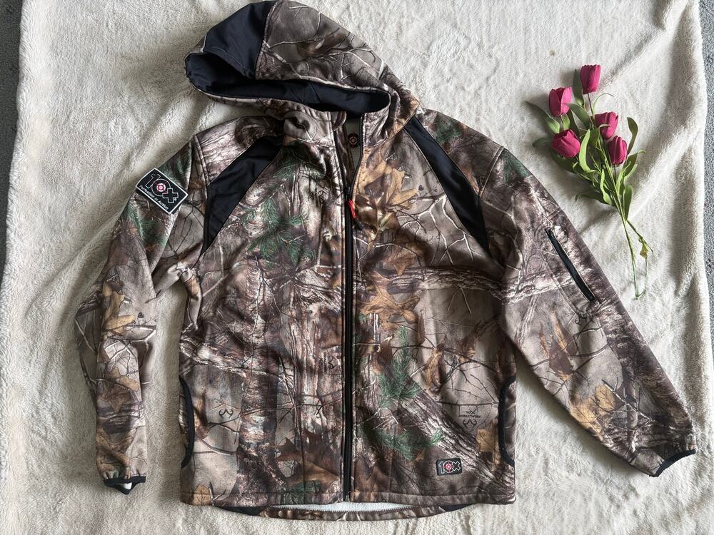 10X Mens Realtree Camo Coat Size Large